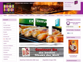 10% Rabatt bei Gourmetfleisch.de - die zartesten Steaks online